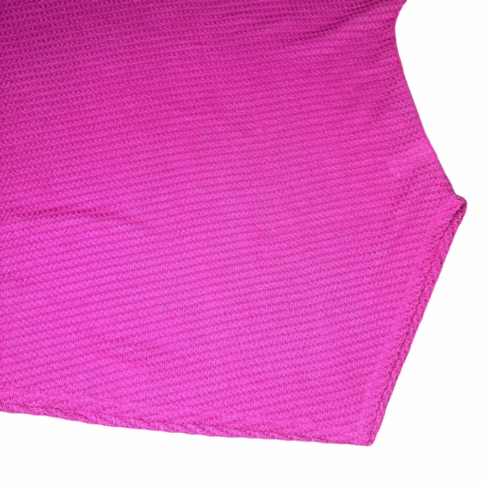 NWOT Heimish Hot Pink Asymmetrical Blouse Size Small - Picture 3 of 9